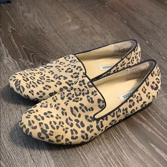 cheetah loafers steve madden
